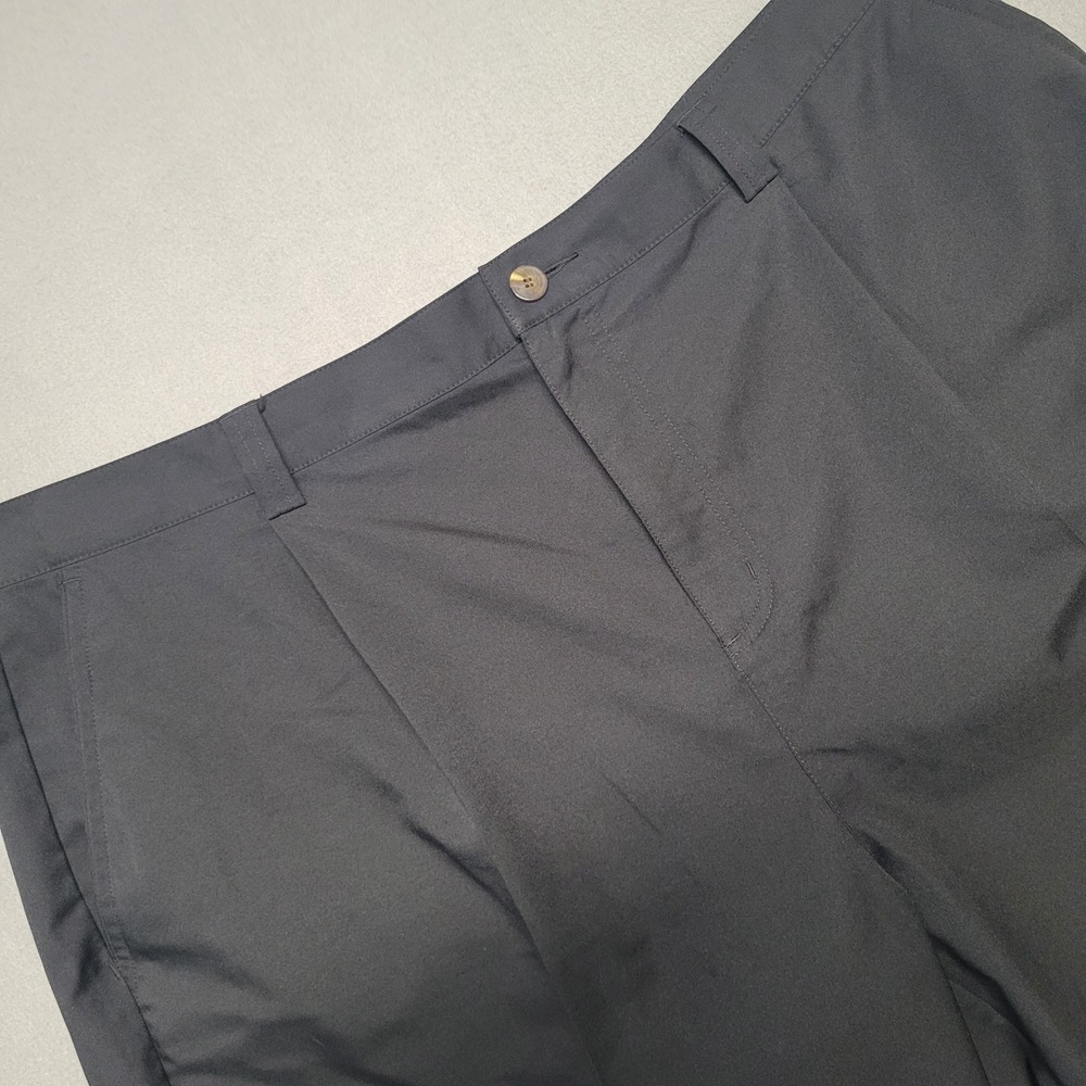 Adidas Mens Golf Shorts Black Pleated Performance Size 42